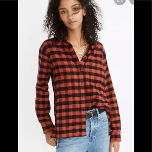 Women’s Buffalo Check Plaid Flannel by Madewell NWT 🤩 - S